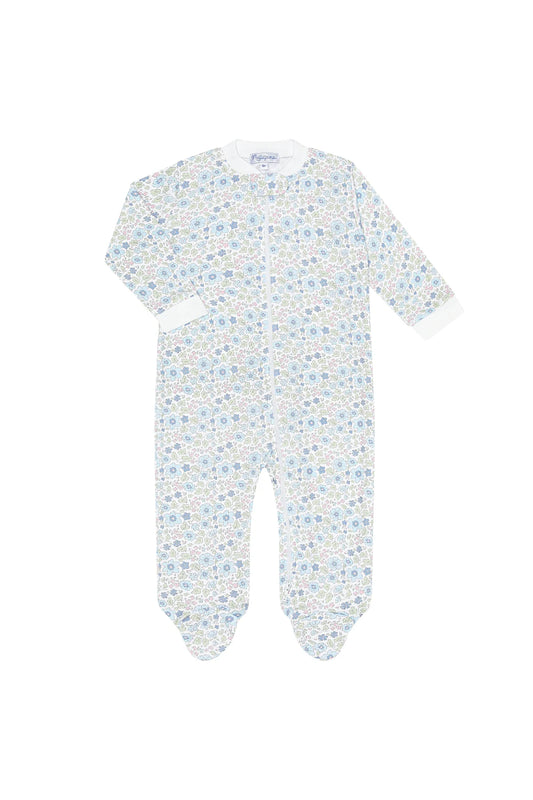 Nella Pima Footie- Blue Meadow