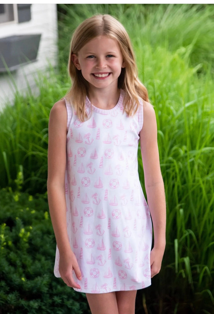 James and Lottie Anchors Away Knit Play Dress