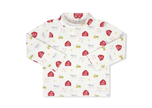 Lullaby Set Tiny Tot Turtleneck- Barnyard Tales
