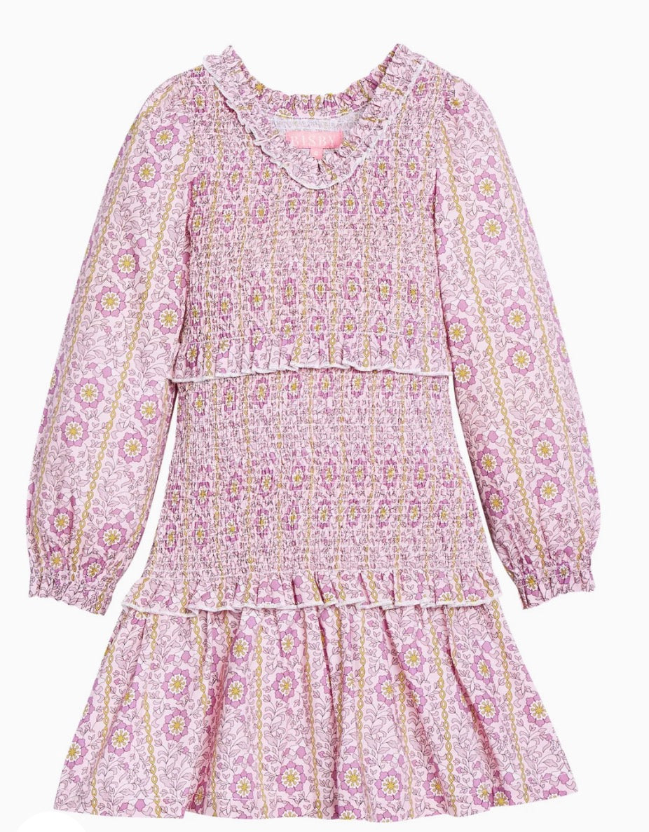 BISBY Indie Dress- Verbier Vines Violet