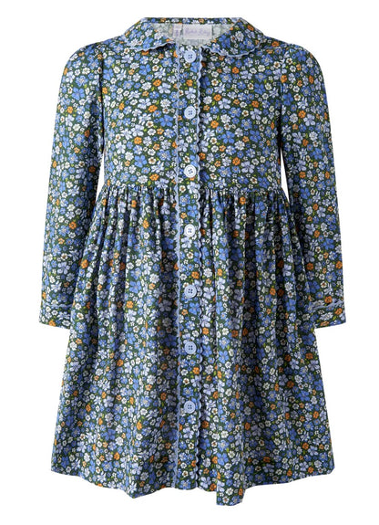 Rachel Riley Meadow Floral Button Front Dress