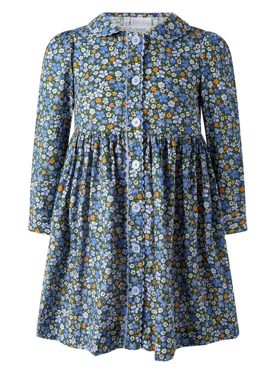 Rachel Riley Meadow Floral Button Front Dress