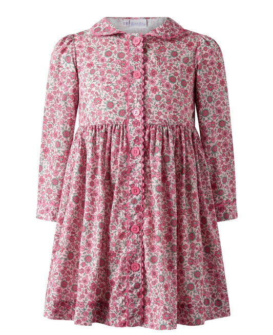 Rachel Riley Cosmos Button Front Dress