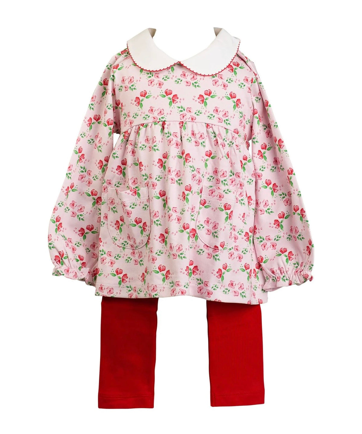 The Proper Peony Zinna Blooms Tunic Set