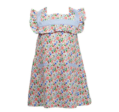 The Proper Peony Geranium Sleeveless Dress