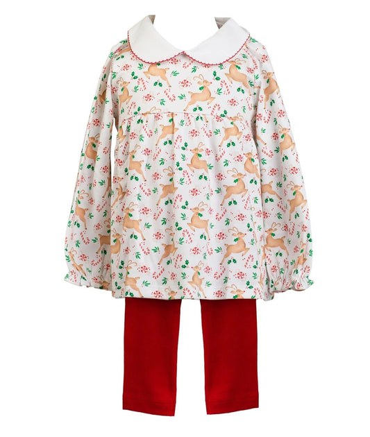 The Proper Peony Prancer Tunic Set