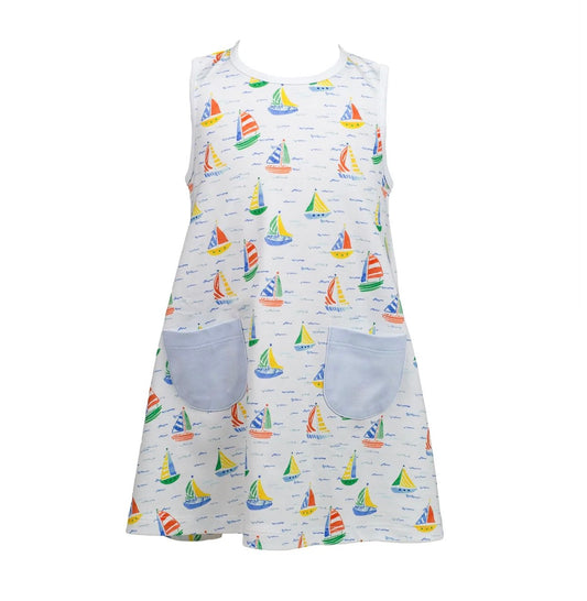 The Proper Peony Yacht Sleeveless Dress