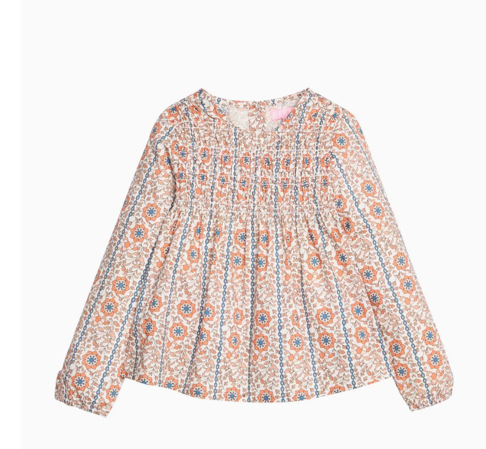 BISBY Verbier Vines Orange Anita Top
