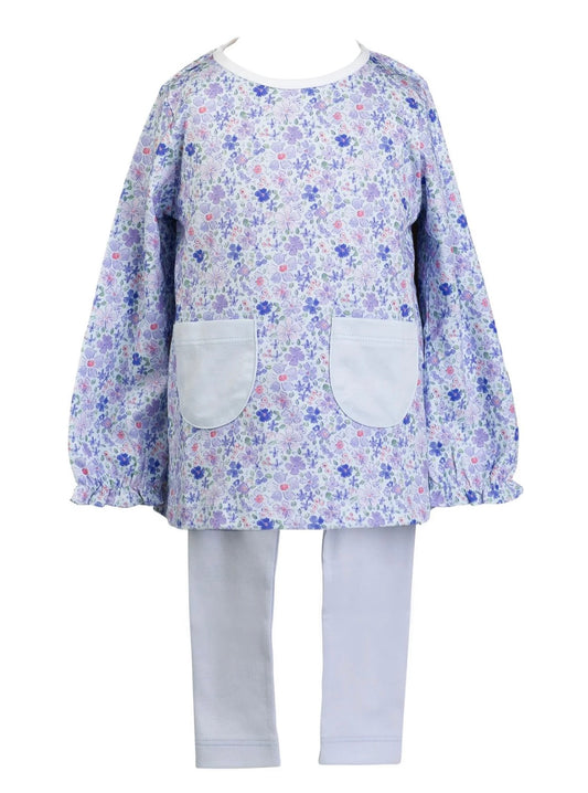 The Proper Peony Iris Garden Tunic Set
