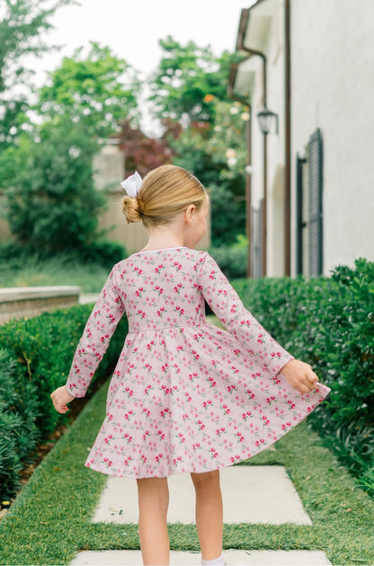 The Proper Peony Zinnia Blooms Twirl Dress