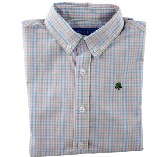 Bailey Boys Buttondown Shirt- Primrose