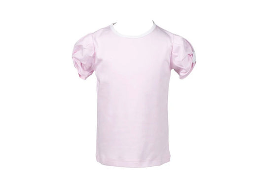 The Proper Peony Pima Basic Twist Shirt- Pink