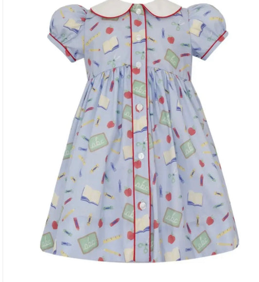Petit Bebe Back to School Print Dress