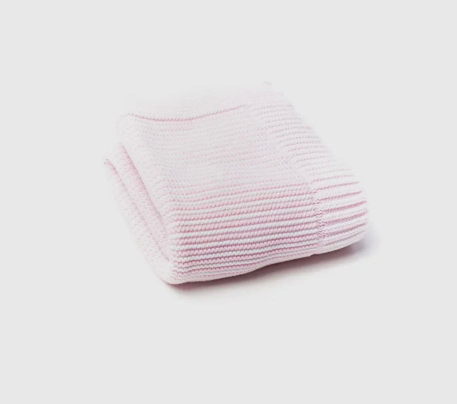 A Soft Idea Stripes Blanket-Pink