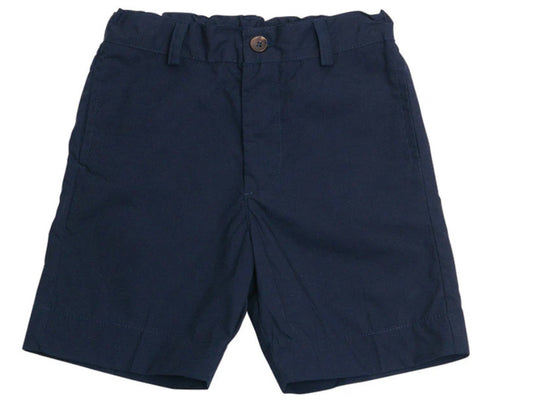 Busy Bees Alex Flat Front Short- Navy