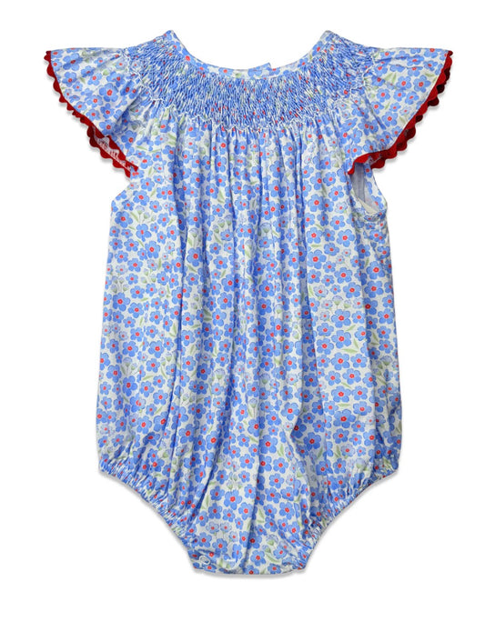 Percy and Tyne Millie Bubble- Red, White amd Bloom Floral