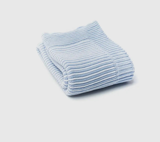 A Soft Idea Stripes Blanket- Blue