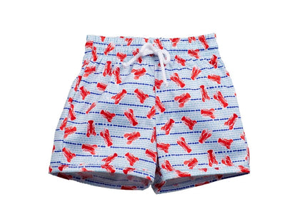 The Proper Peony Lobster Swim Trunks