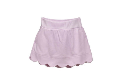 The Proper Peony Scallop Skirt- Pink