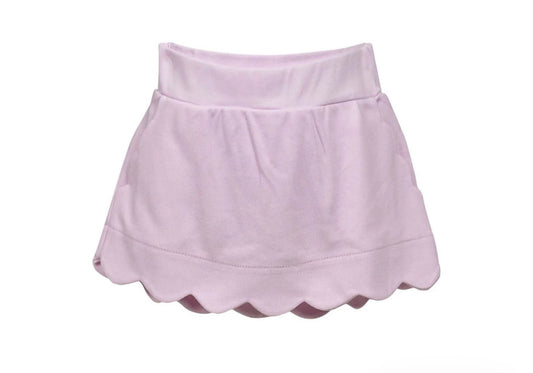 The Proper Peony Scallop Skirt- Pink