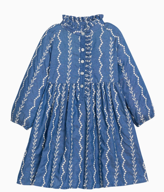 BISBY Amelia Dress- Chanonix Chambray