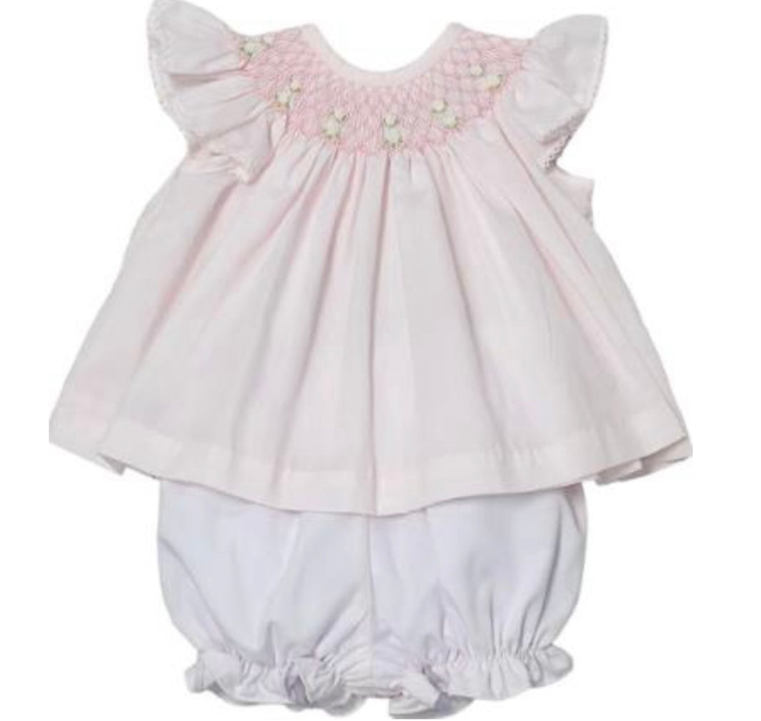 Zuccini Kids Lilly of the Valley Bishop Bloomer set