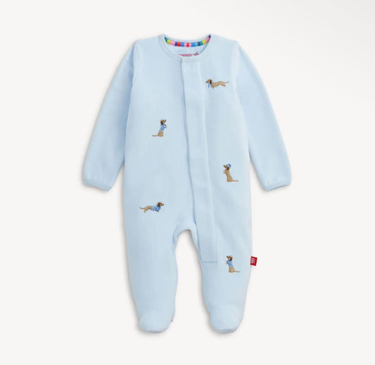 Magnetic Me Embroidery Dog Footie