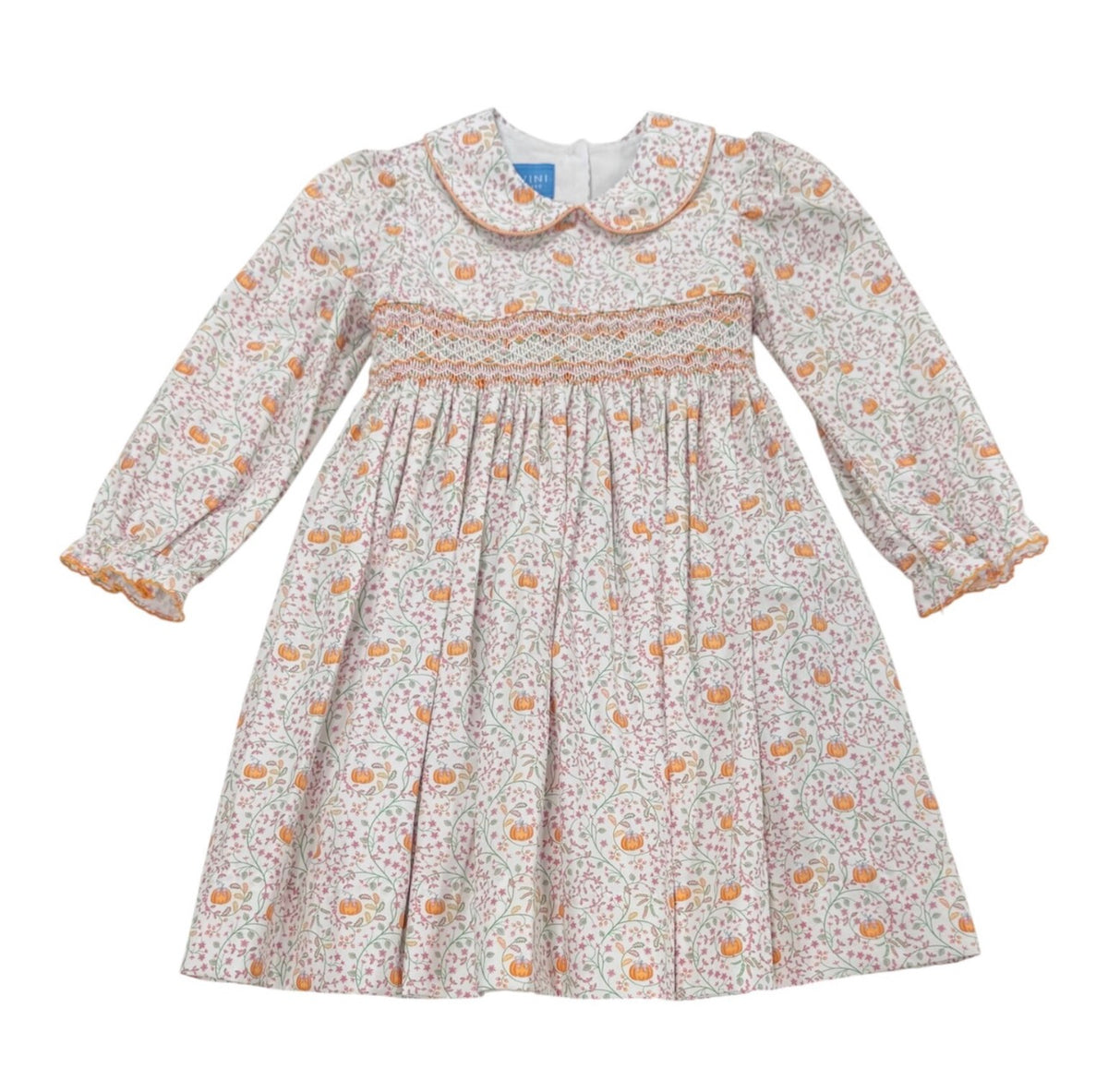 Anavini Chloe Liberty Pumpkin Print Dress