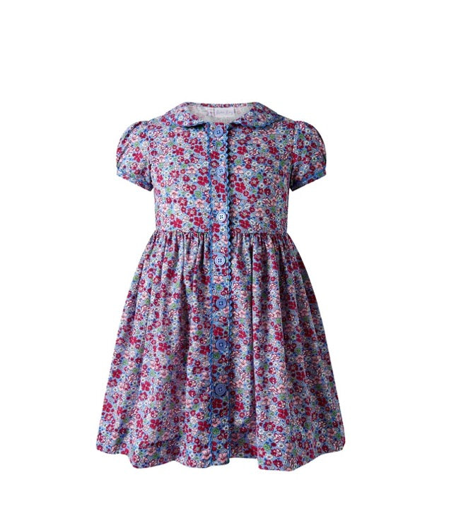 Rachel Riley Country Garden Button Front Dress