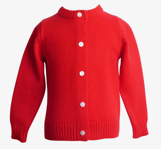 The Yellow Lamb Carey Cardigan- Red