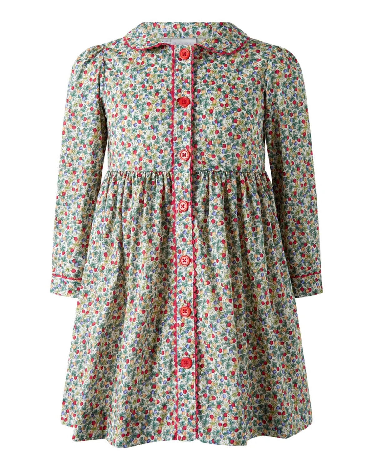 Rachel Riley Apple Blossom Button Front Dress