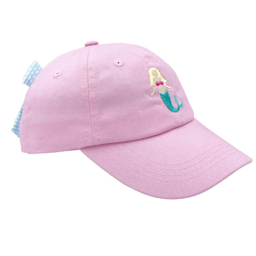 Bits & Bows Mermaid Bow Baseball Hat (Girls)