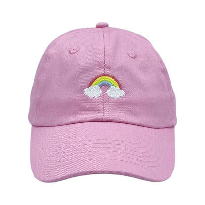 Bits & Bows Rainbow Bow Baseball Hat (Girls)