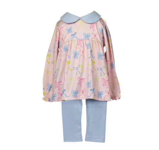 The Proper Peony Ribbon Party Tunic Set