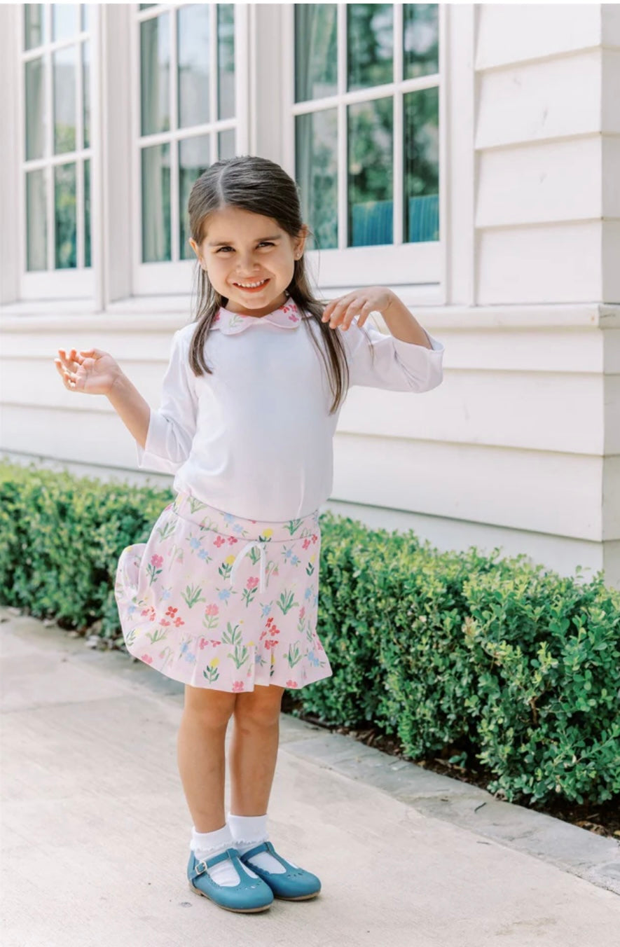 The Proper Peony English Garden Ruffle Skort