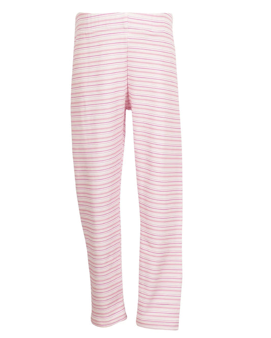 The Yellow Lamb Leggings-Pink Stripes