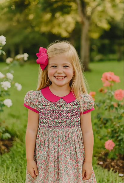 Marco and Lizzy Amy Handsmocked Classic Dress