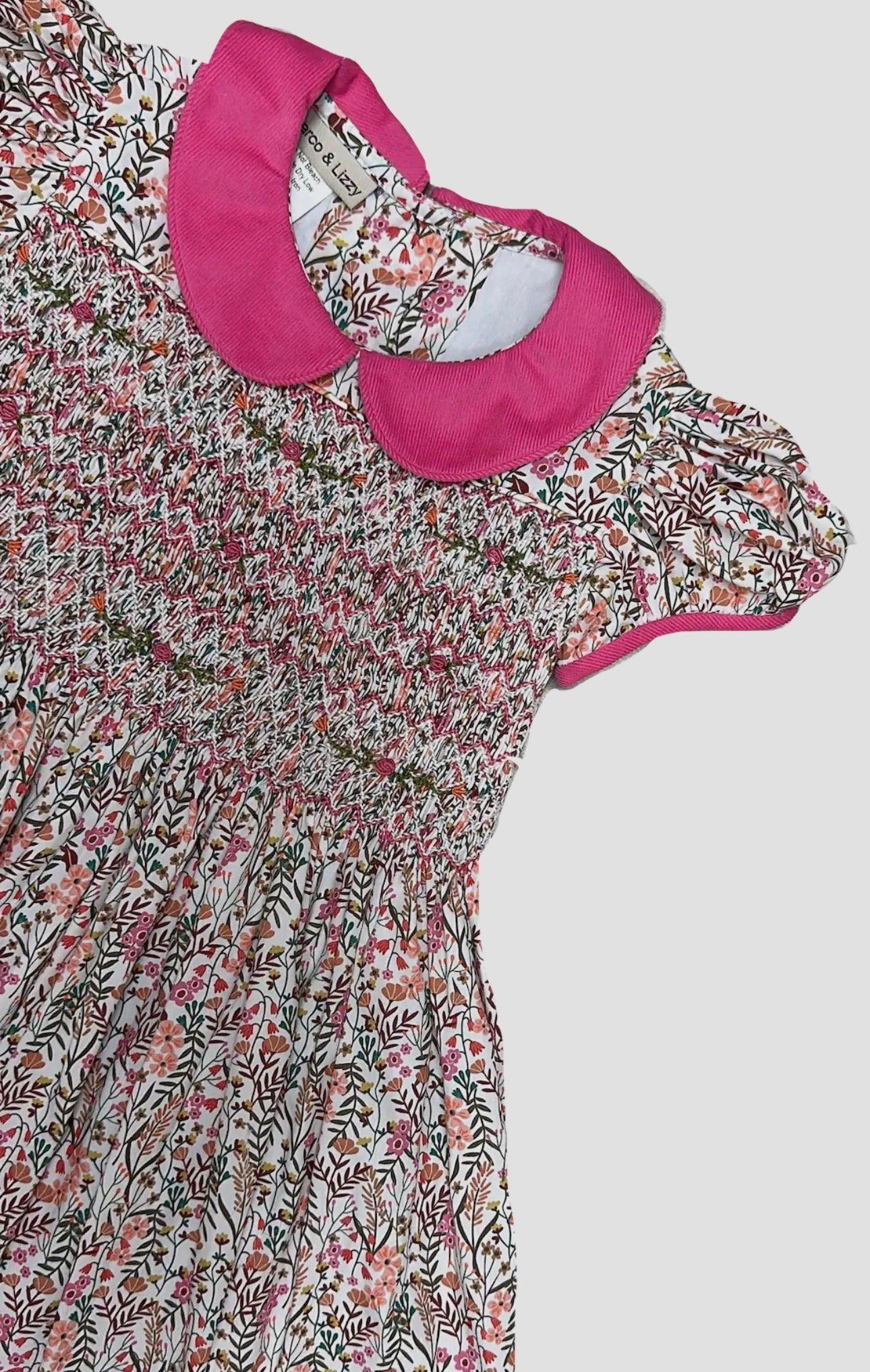 Marco and Lizzy Amy Handsmocked Classic Dress