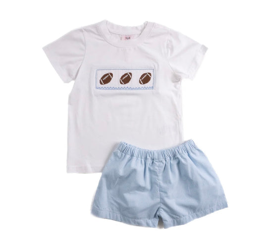 Shop Teeta Football Wyatt Short Set