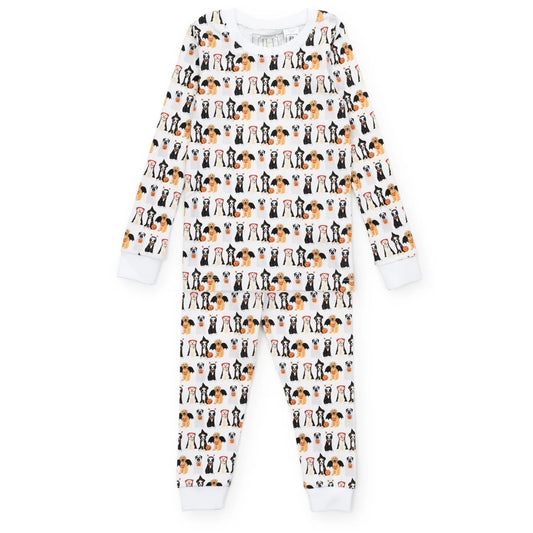 Lila and Hayes Grayson PJ Pant Set- Halloween Pups