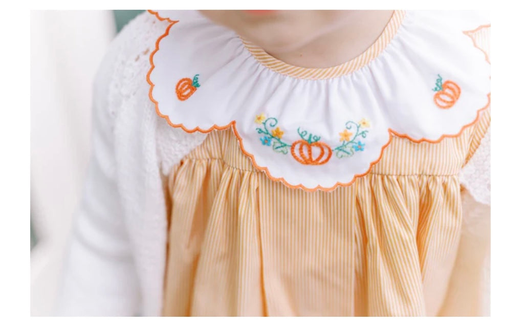 The Proper Peony Pembroke Pumpkin Dress