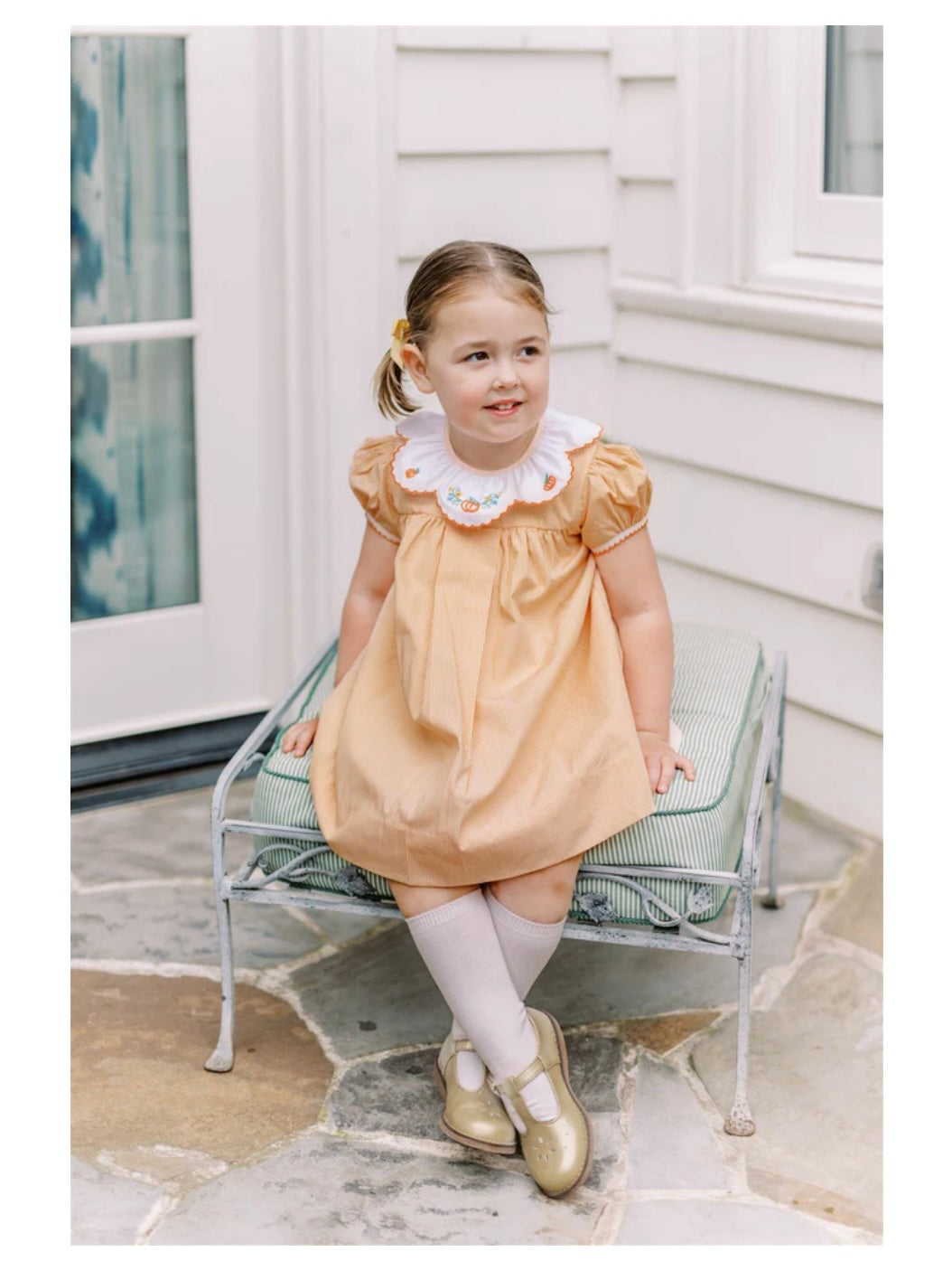 The Proper Peony Pembroke Pumpkin Dress