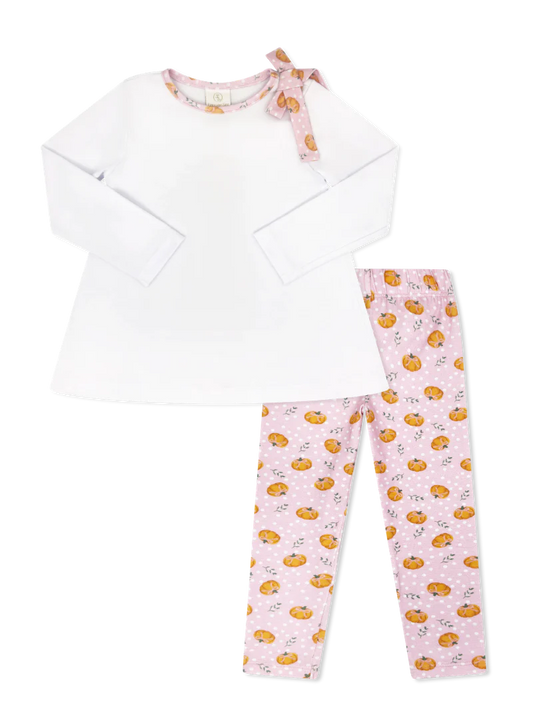 Lullaby Set Madeline Legging Set- Pumpkin Patch