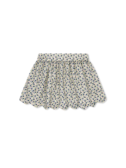 Lullaby Set Susie Scallop Skirt- Lillibet Floral
