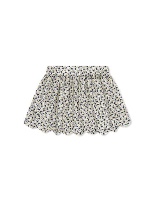 Lullaby Set Susie Scallop Skirt- Lillibet Floral