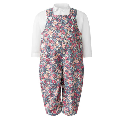 Rachel Riley Floral Dungarees