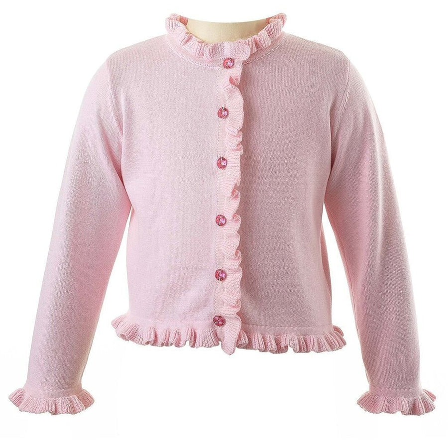 Rachel Riley Frill Cardign- Pink