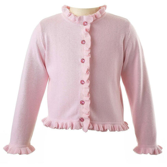 Rachel Riley Frill Cardign- Pink