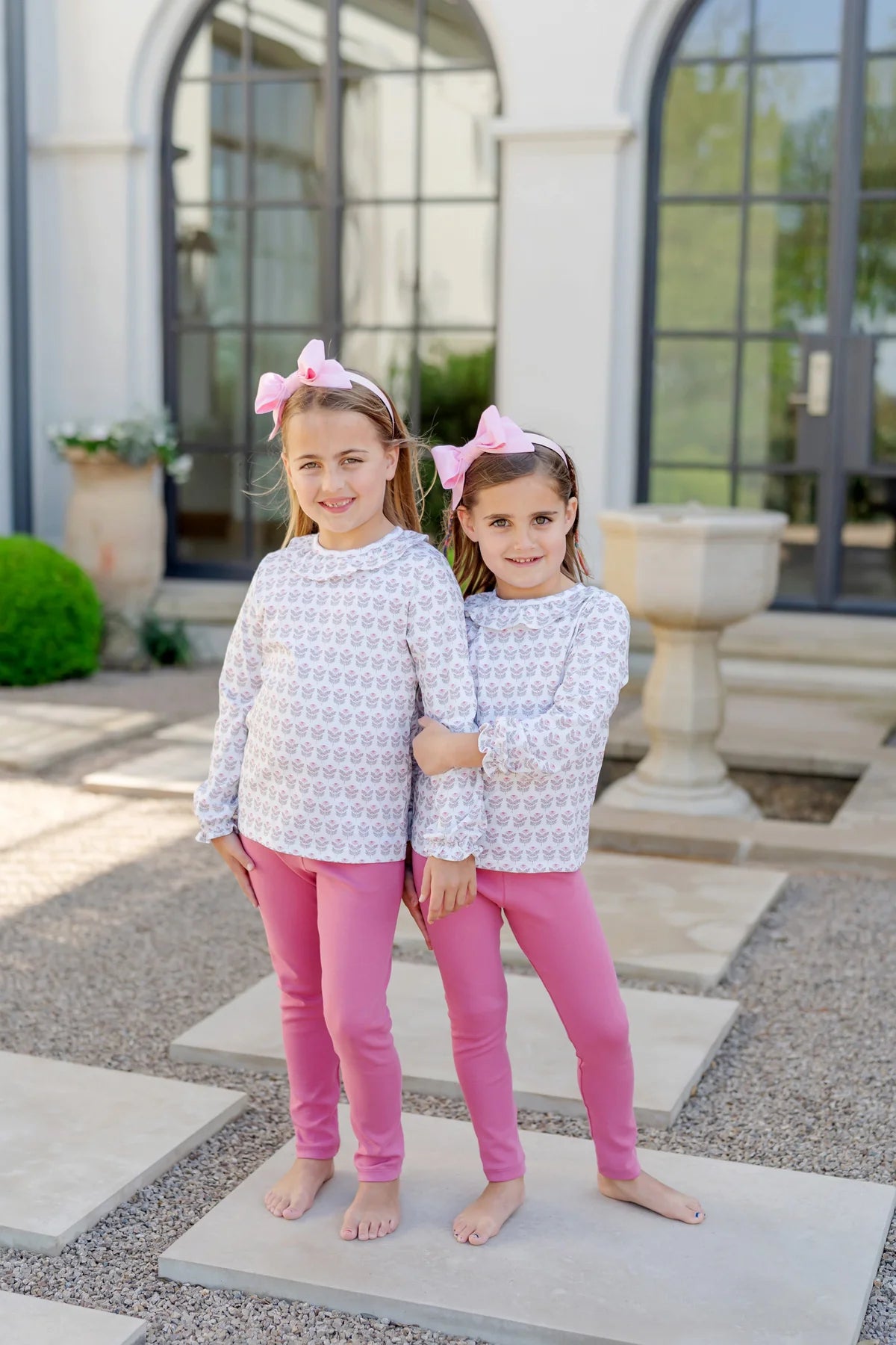 Lila and Hayes Lulu Girl's Legging Set- Berkshire Batik Floral