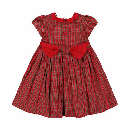Antoinette Paris Marguerite Dress- Red Tartan